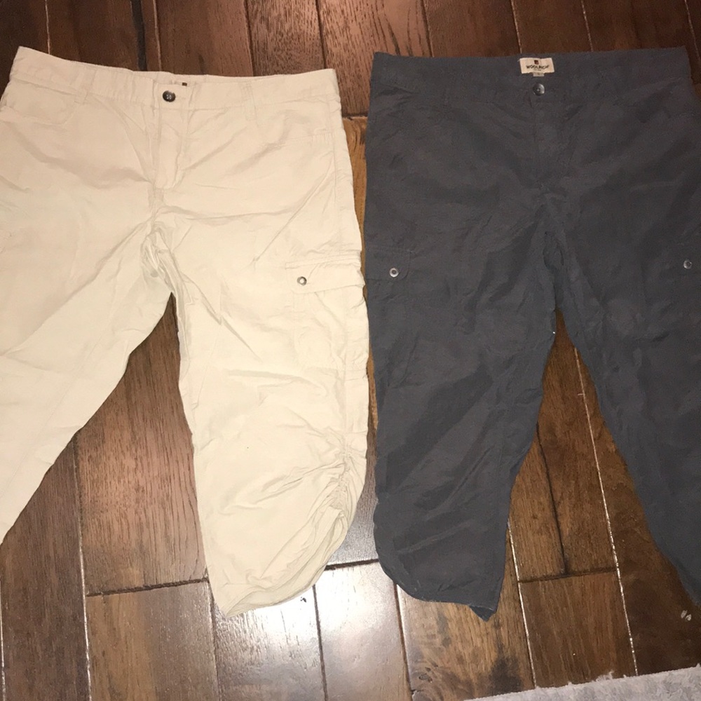 Woolrich cargo style Capri pants size 10